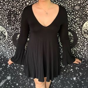 Black Gypsy Warrior Witchy Dress